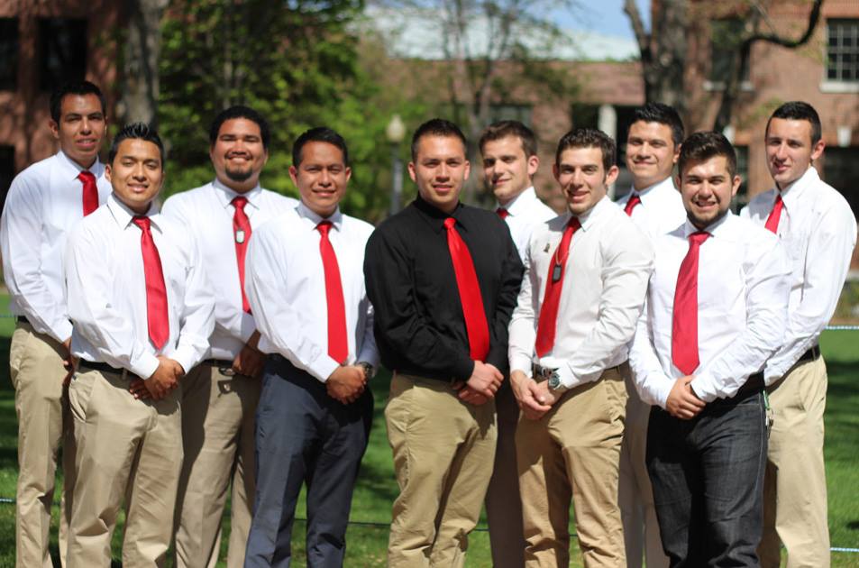 Brothers of the Nu Alpha Kappa Fraternity, Inc. at the University of Nevada, Reno.